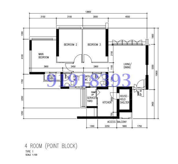 Blk 127C Kim Tian Road (Bukit Merah), HDB 4 Rooms #171303272